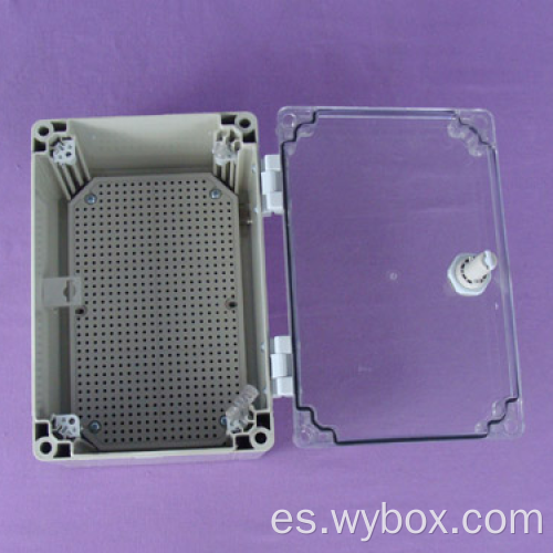 Caja electrónica Plasitc caja de conexiones impermeable caja impermeable para exteriores caja pcb PWE535PW con tamaño 300 * 200 * 160 mm